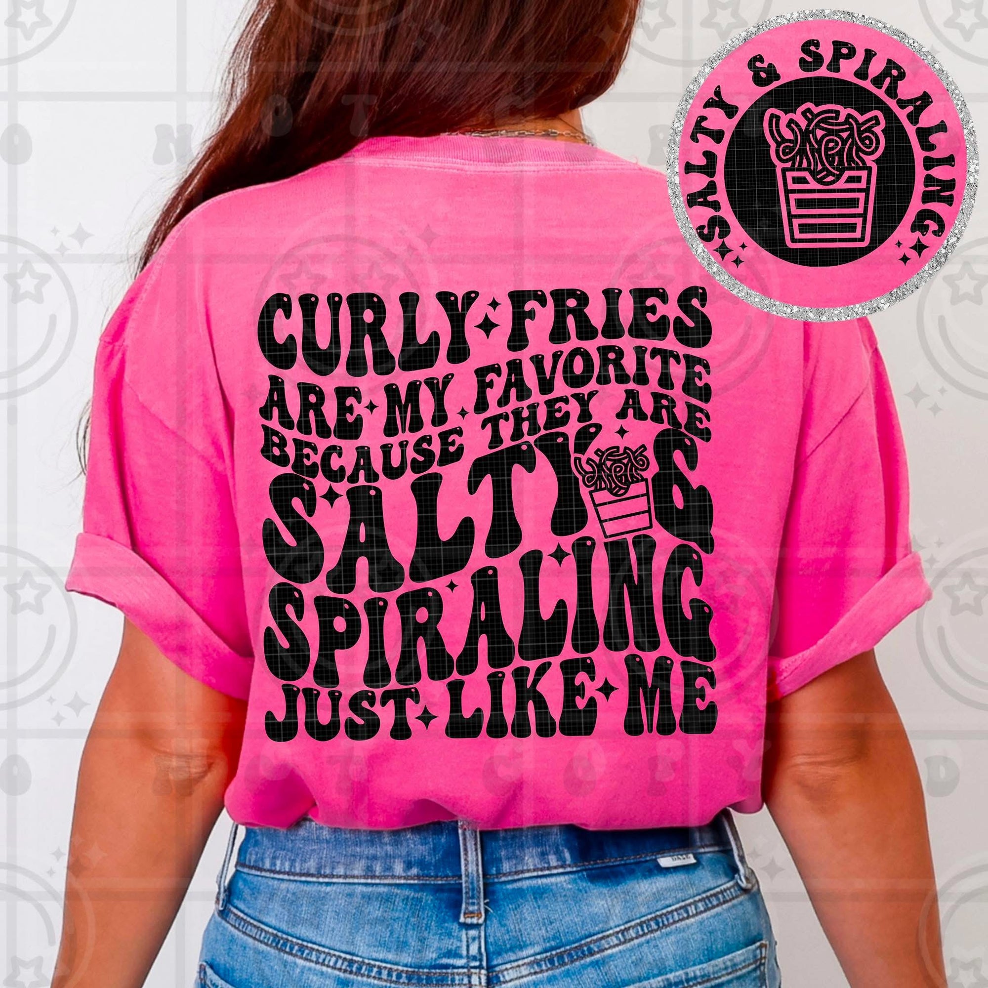 Salty and Spiraling Curly Fries - ADULT