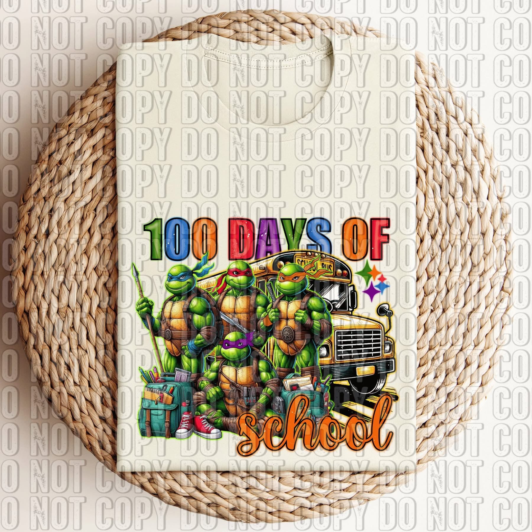100 Days of School Turtles-YOUTH