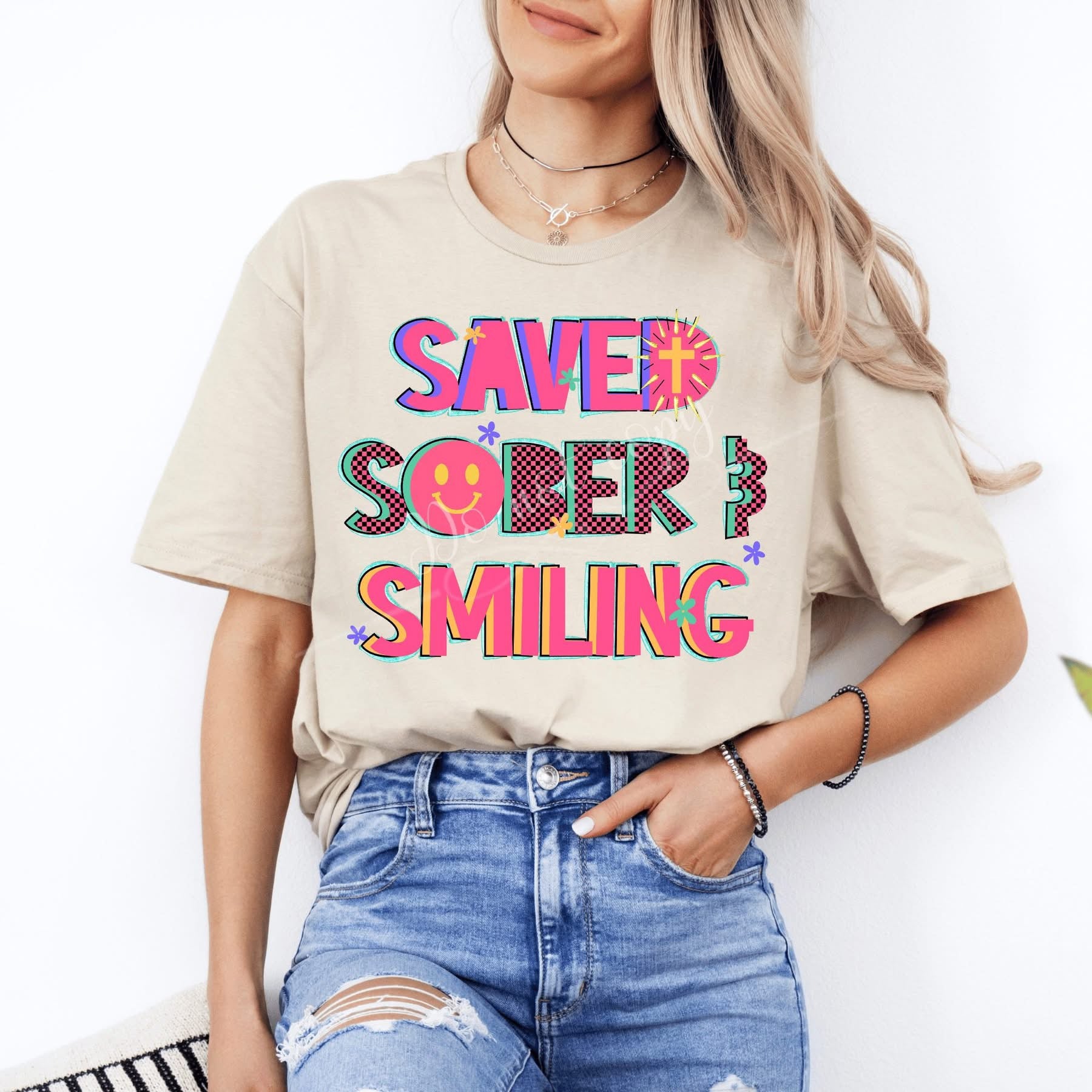 Saved Sober and Smiling Sobriety-ADULT