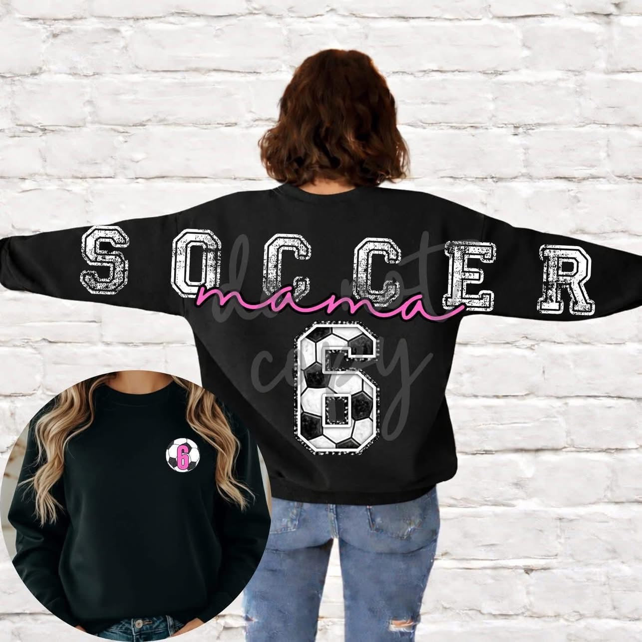 Soccer Mama Full Back Custom -ADULT