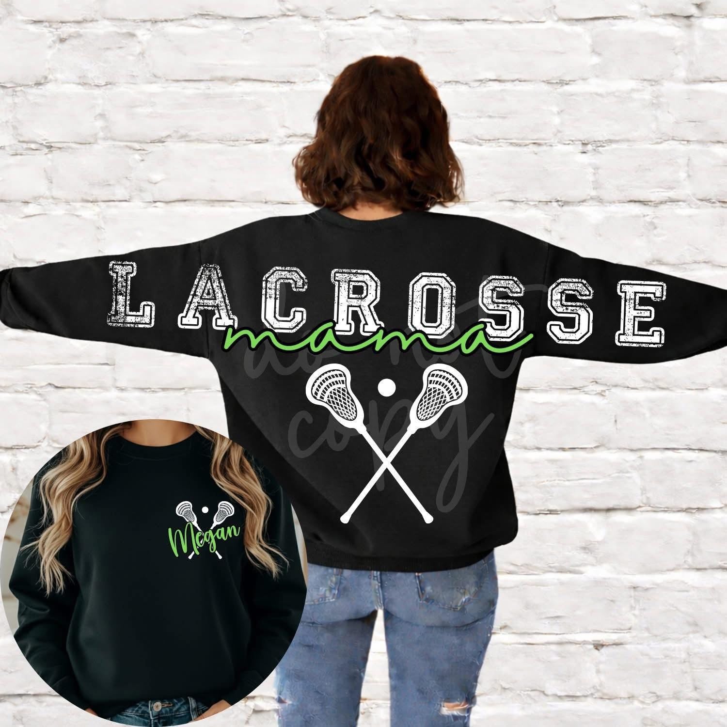 Lacrosse Mama Full Back Custom -ADULT