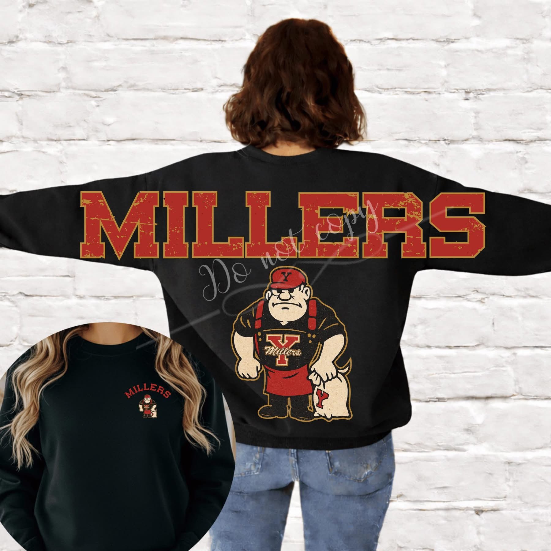 Millers Gold Lined Full Back Custom -ADULT (Copy)