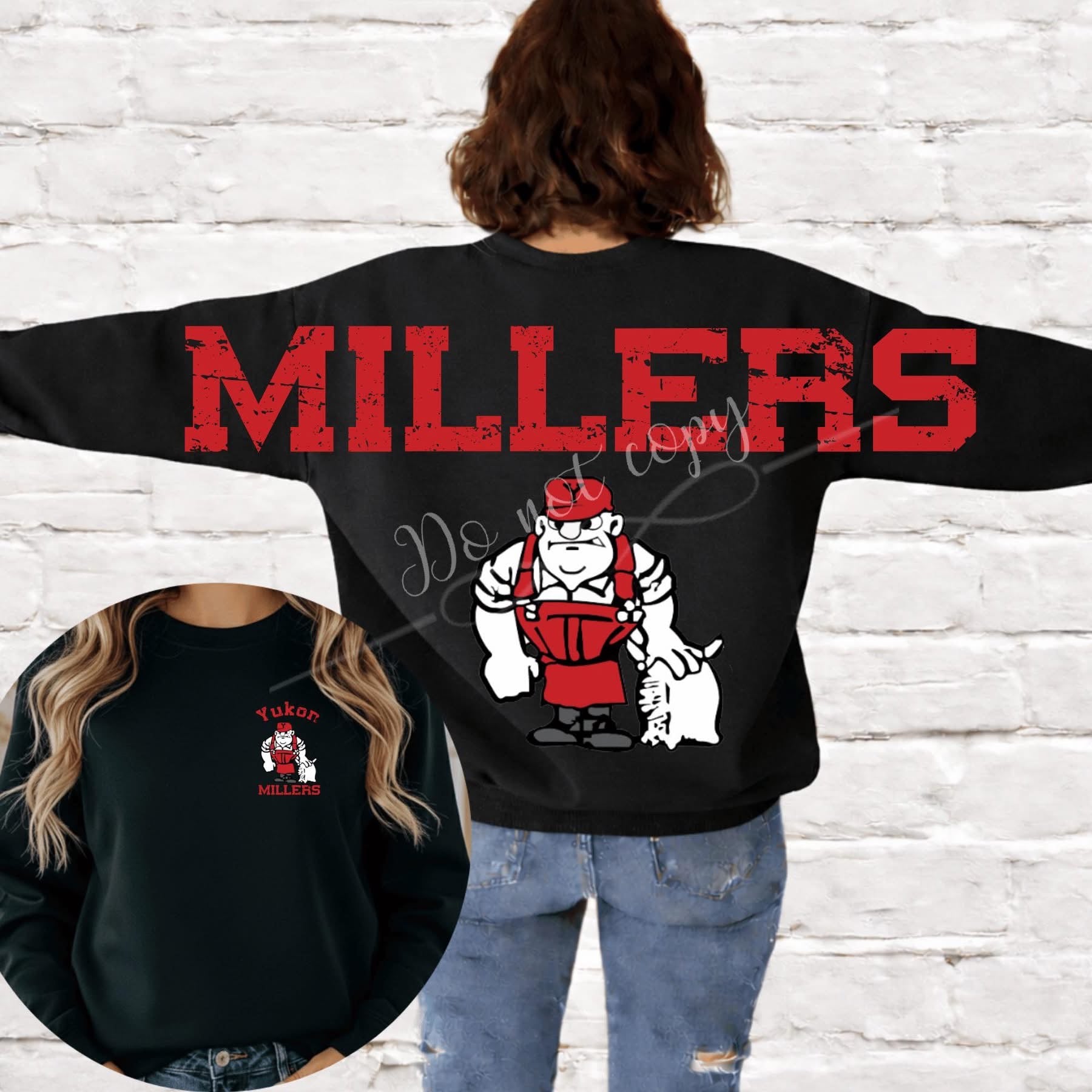Millers Red Miller Man Full Back Custom -ADULT