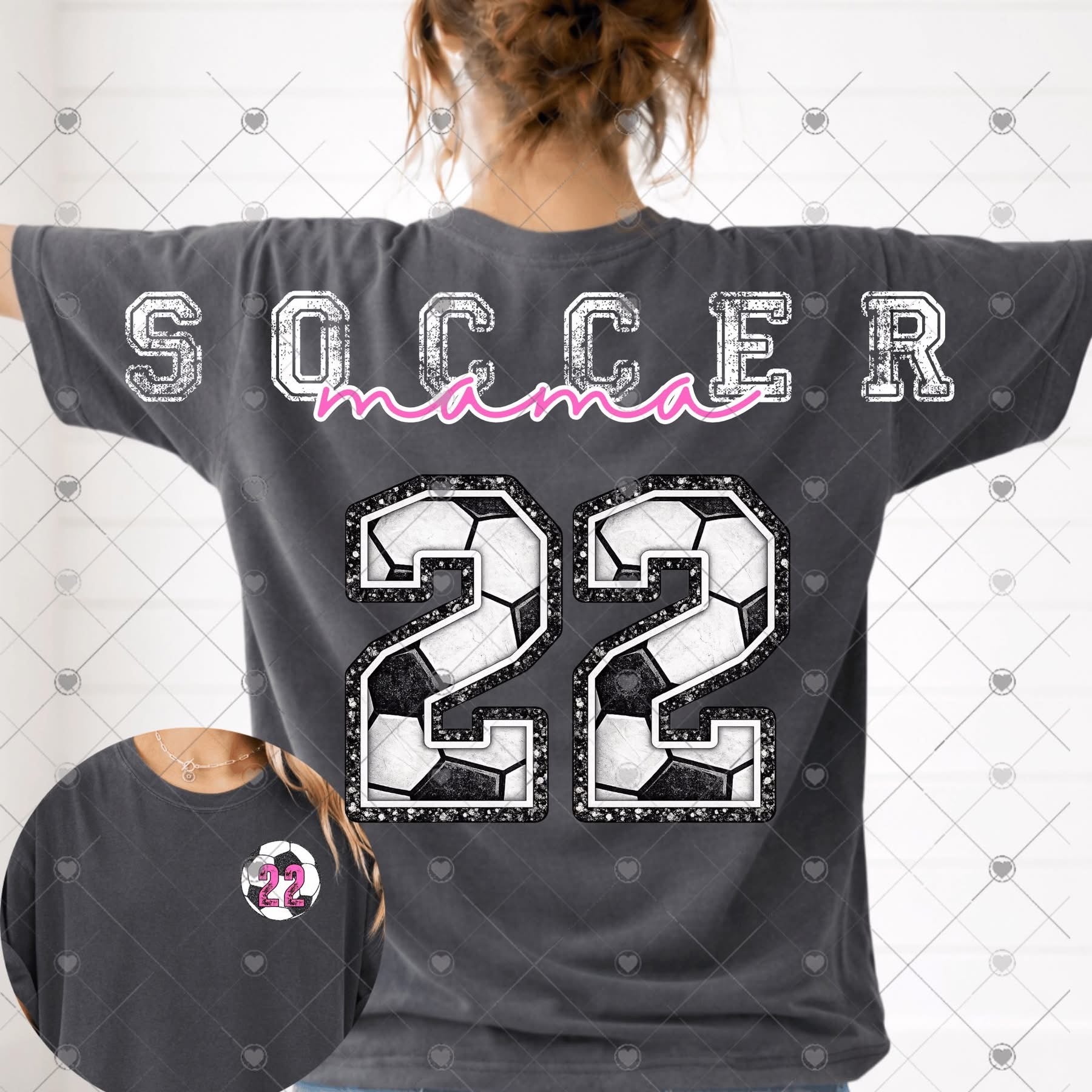 Soccer Mama Full Back Short Sleeve-ADULT