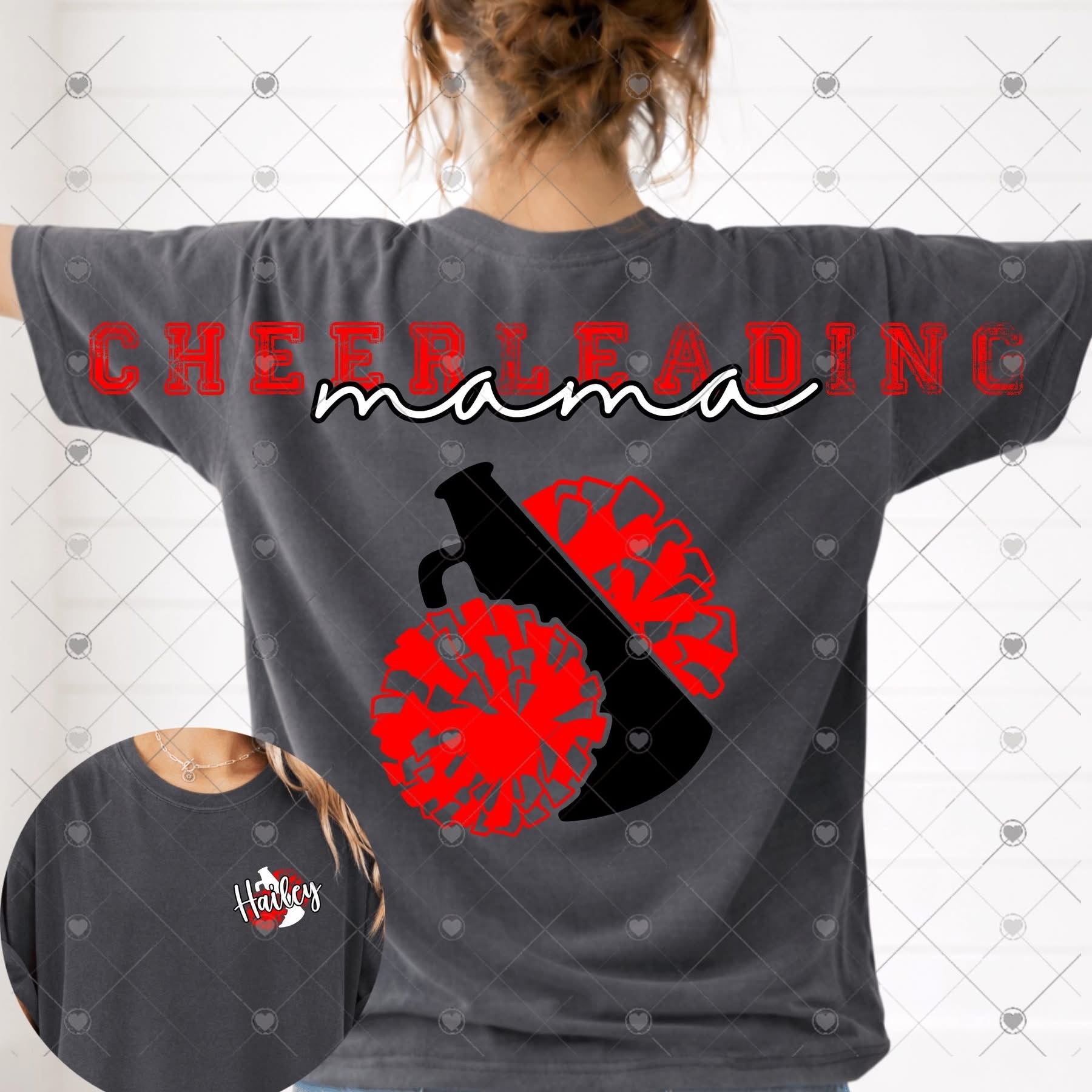 Cheerleading Mama Full Back Short Sleeve-ADULT