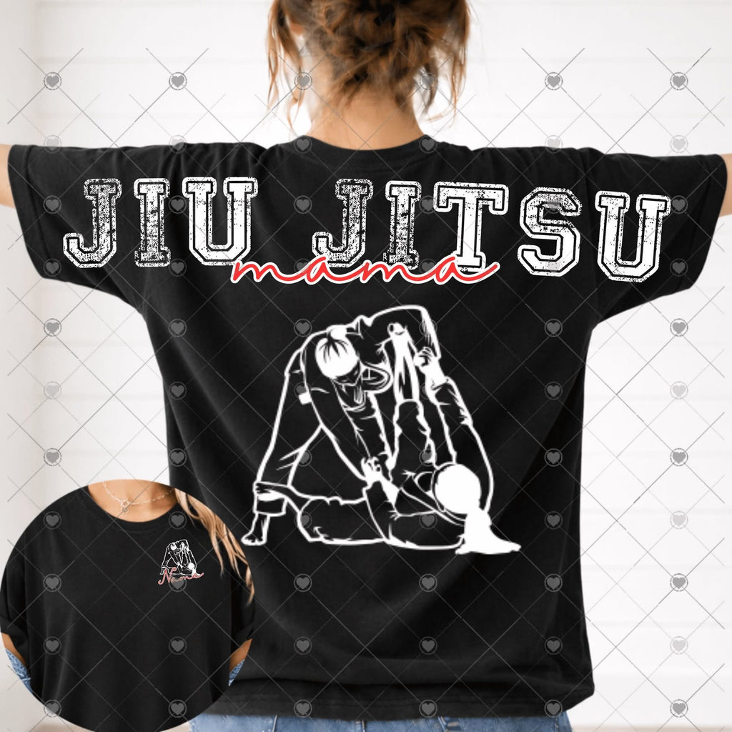 Jiu Jitsu Mama Full Back Short Sleeve Girl-ADULT