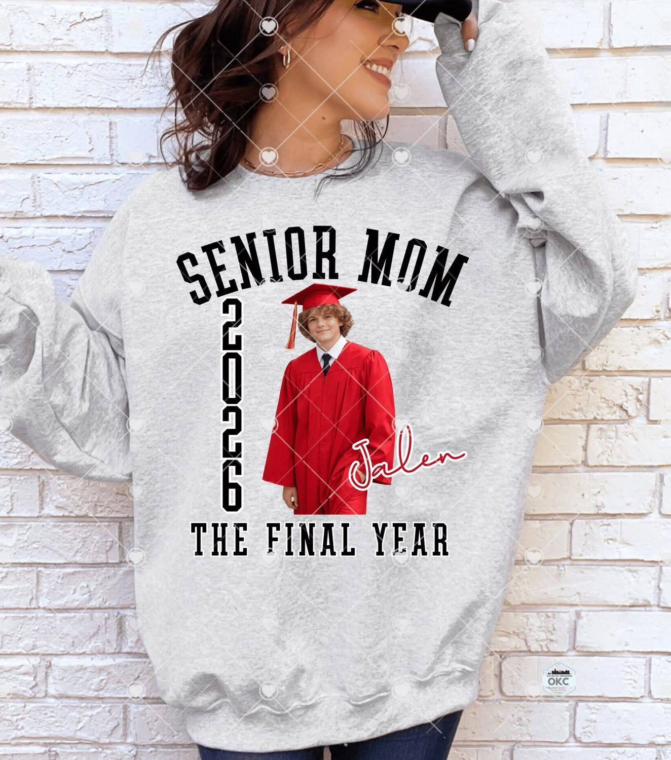 Senior Mom Graduate Custom Name and Photo-ADULT