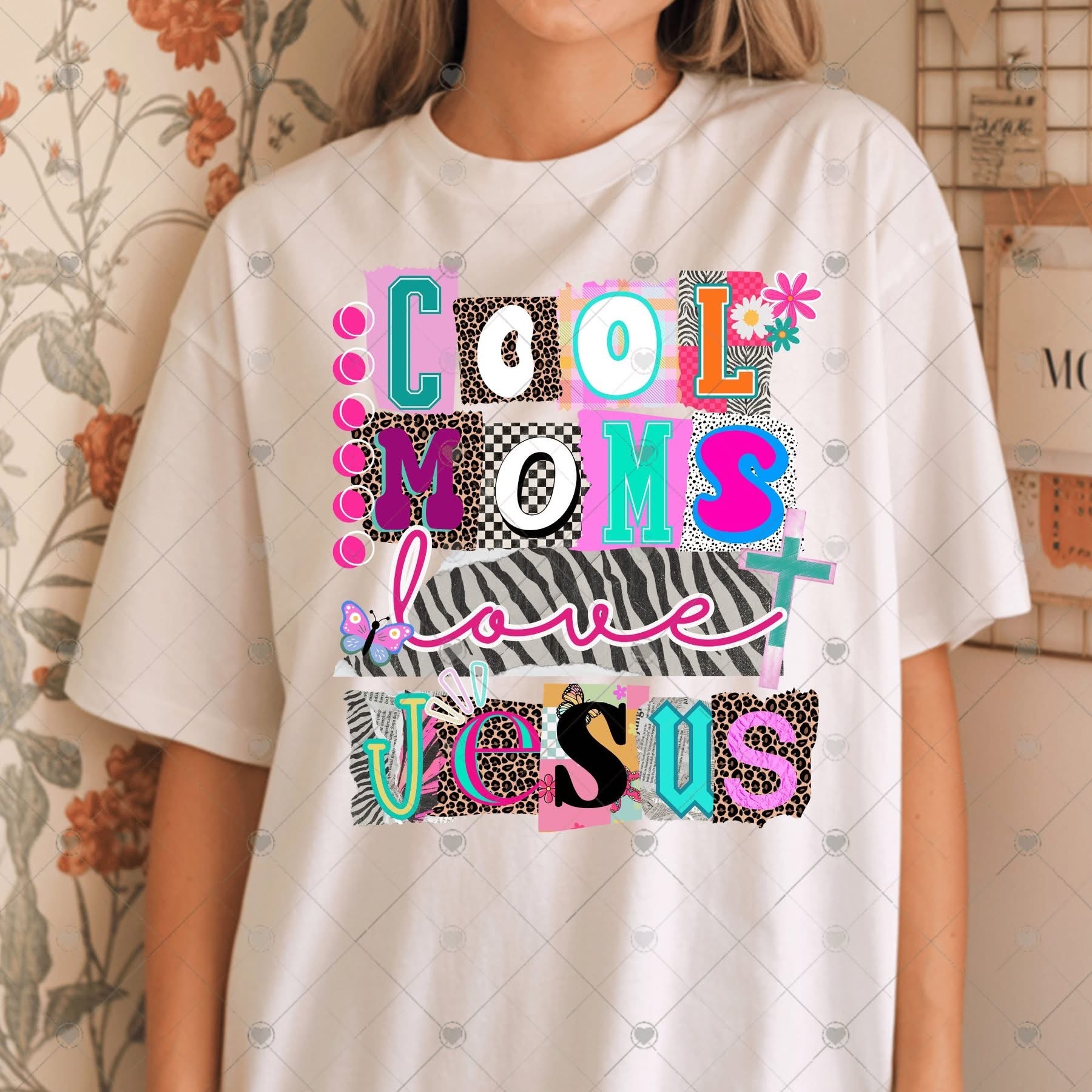 Cool Moms Love Jesus Block-ADULT