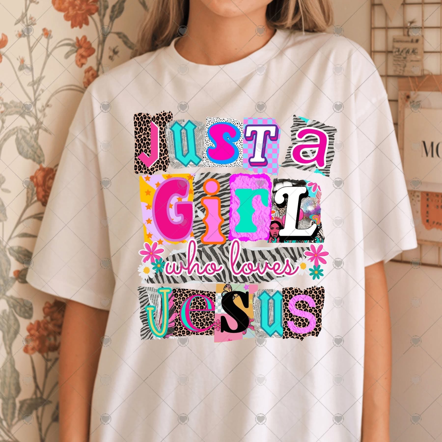 Just a Girl Who Loves Jesus Block-ADULT