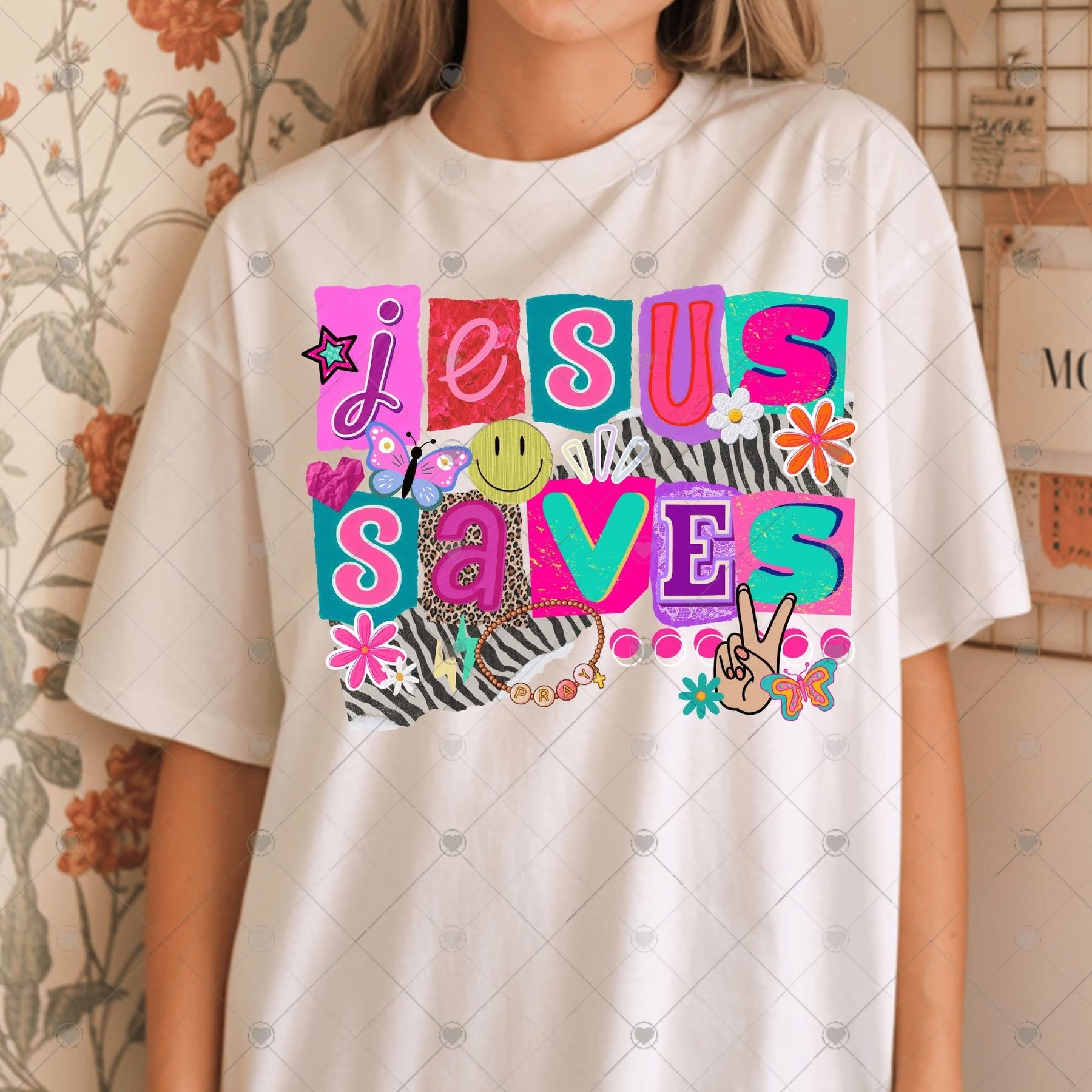 Jesus Saves Block-ADULT