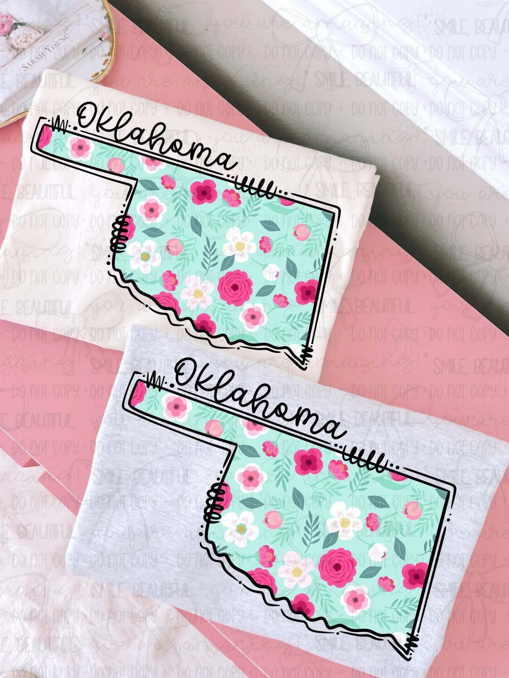 Spring Floral State Custom-ADULT