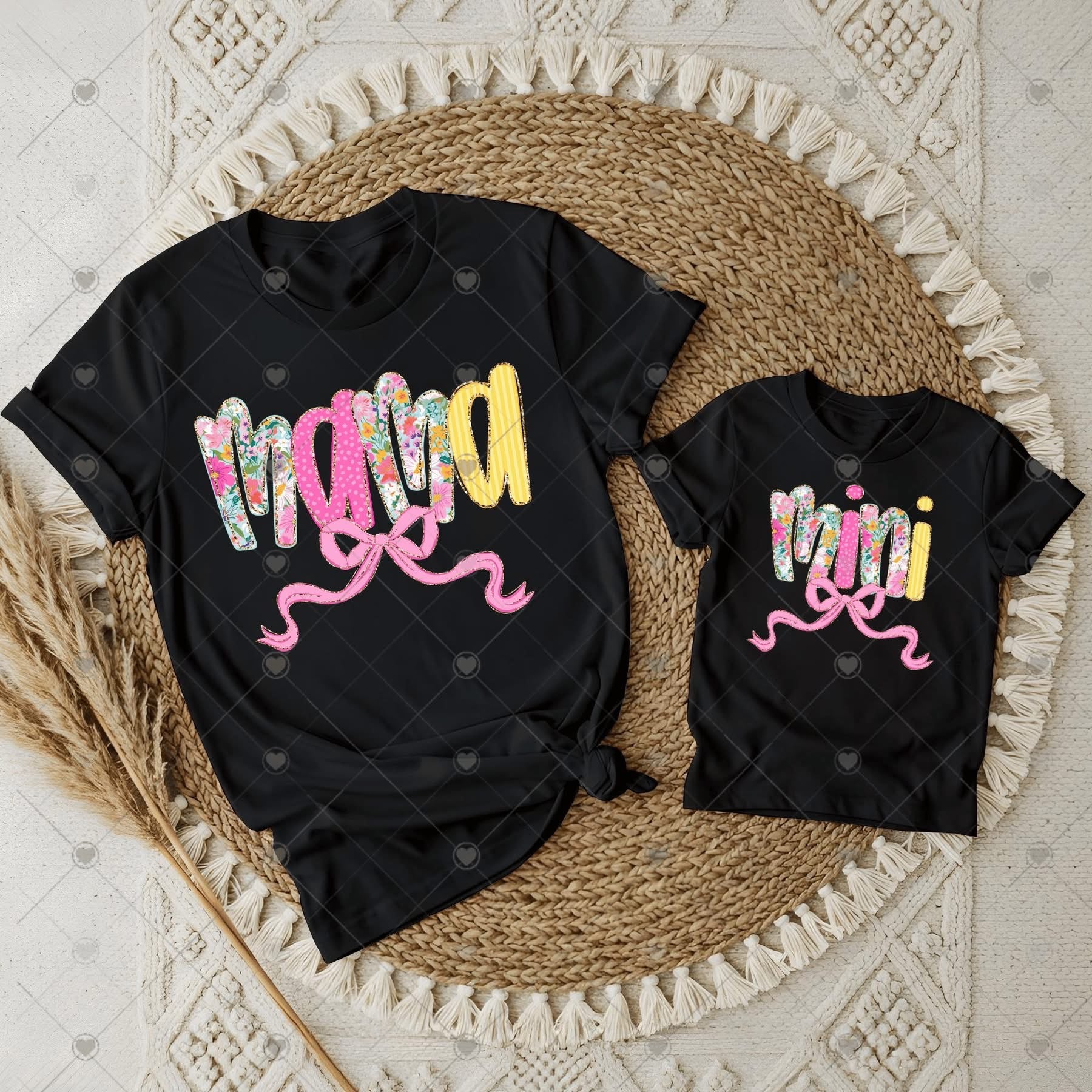 Mama Mini Spring Bow Mommy and Me-ADULT