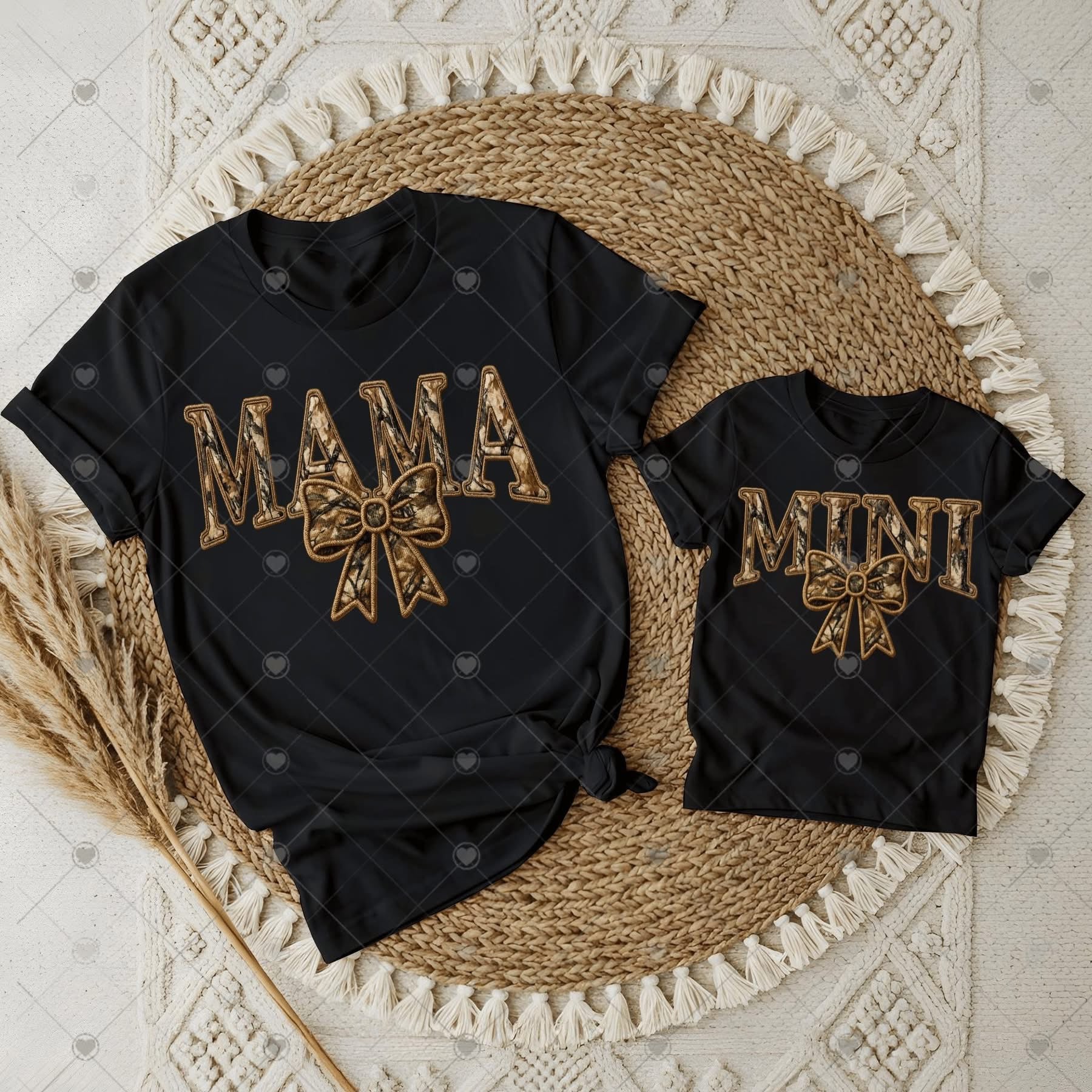 Mama Mini Camo Bow Mommy and Me-TODDLER