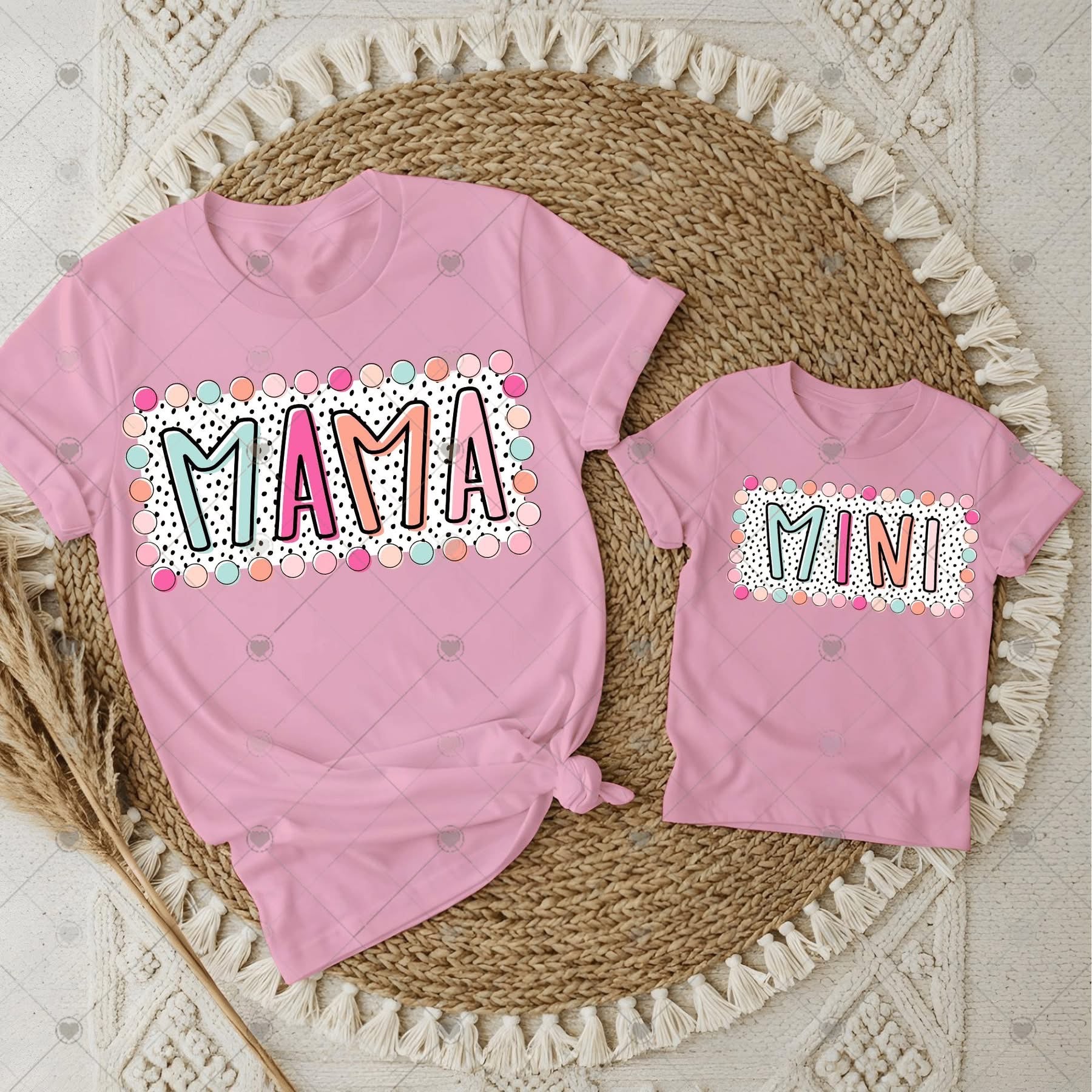 Mama Mini Pastel Dots Mommy and Me-TODDLER