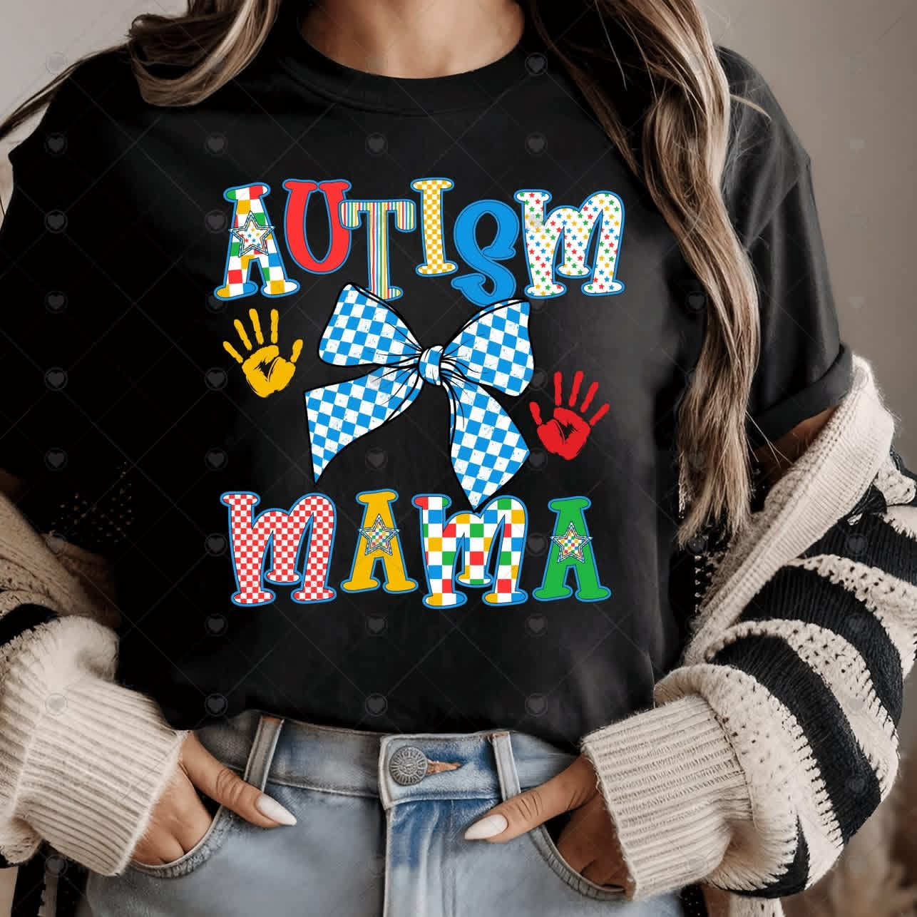 Autism Mama Bow-ADULT