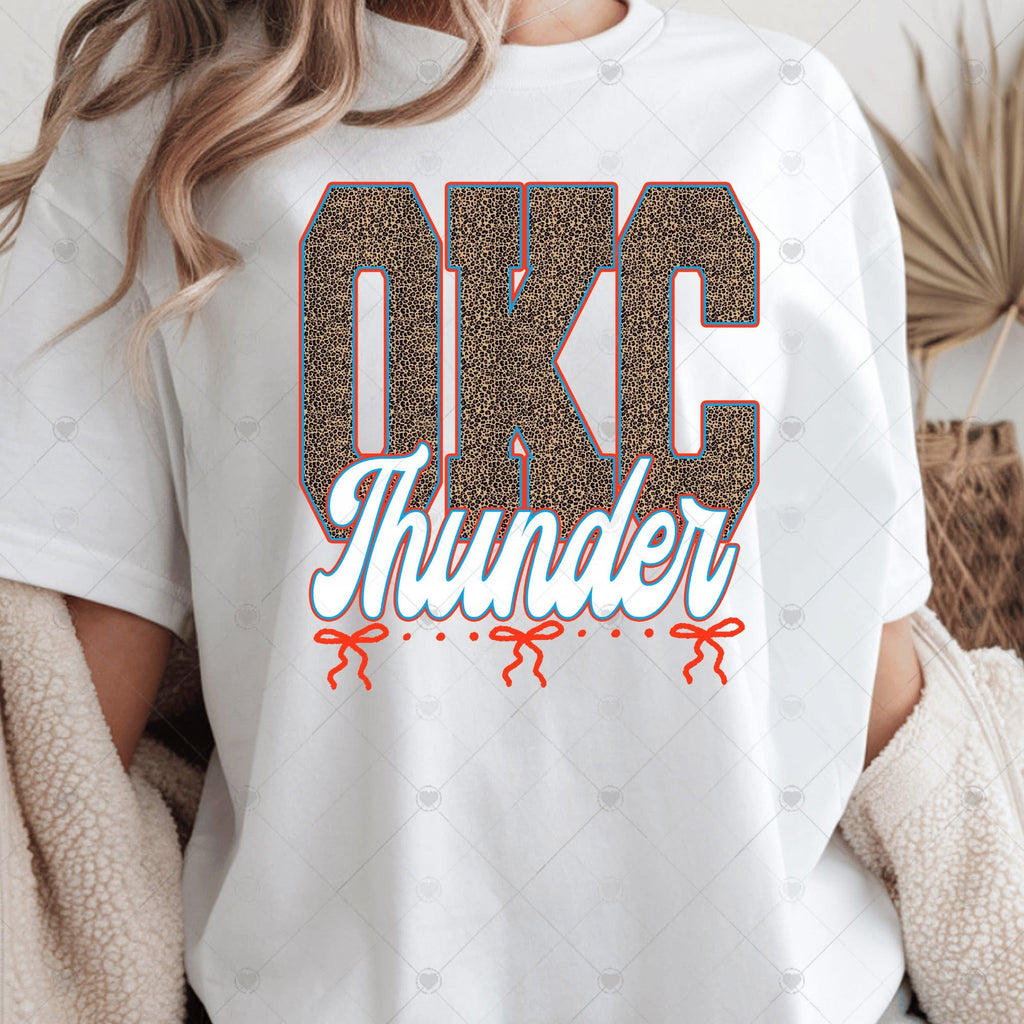 Thund Micro Leopard Bow OKC Basketball -ADULT