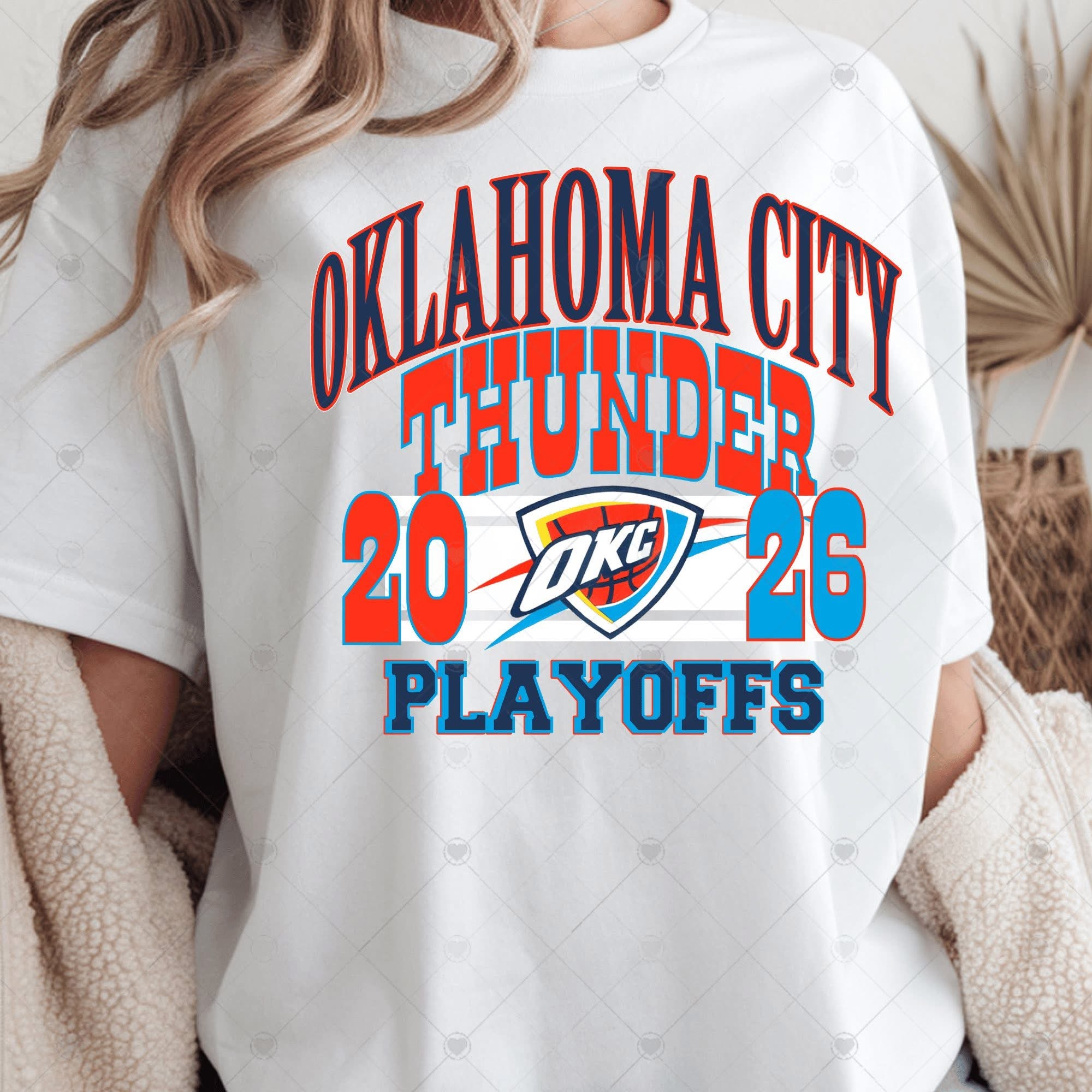 Thund 2026 OKC Basketball Playoffs-ADULT