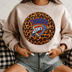Thund OKC Basketball Leopard-ADULT