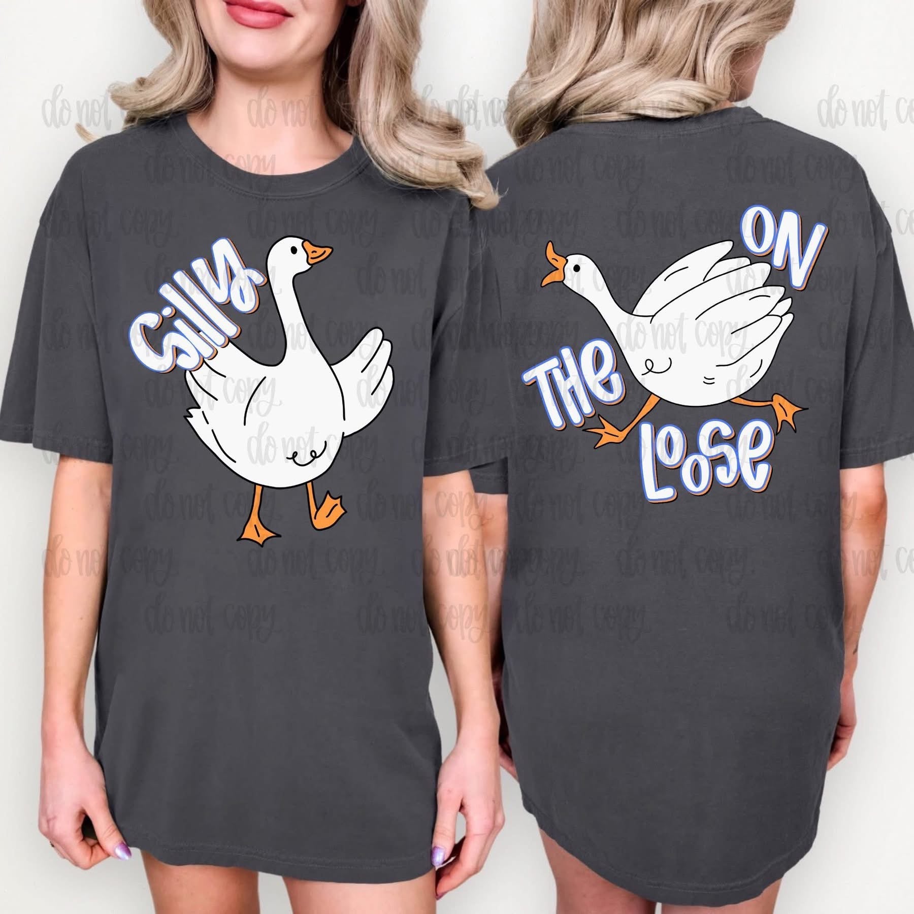 Silly Goose On The Loose Dual Image Animal Pun-ADULT