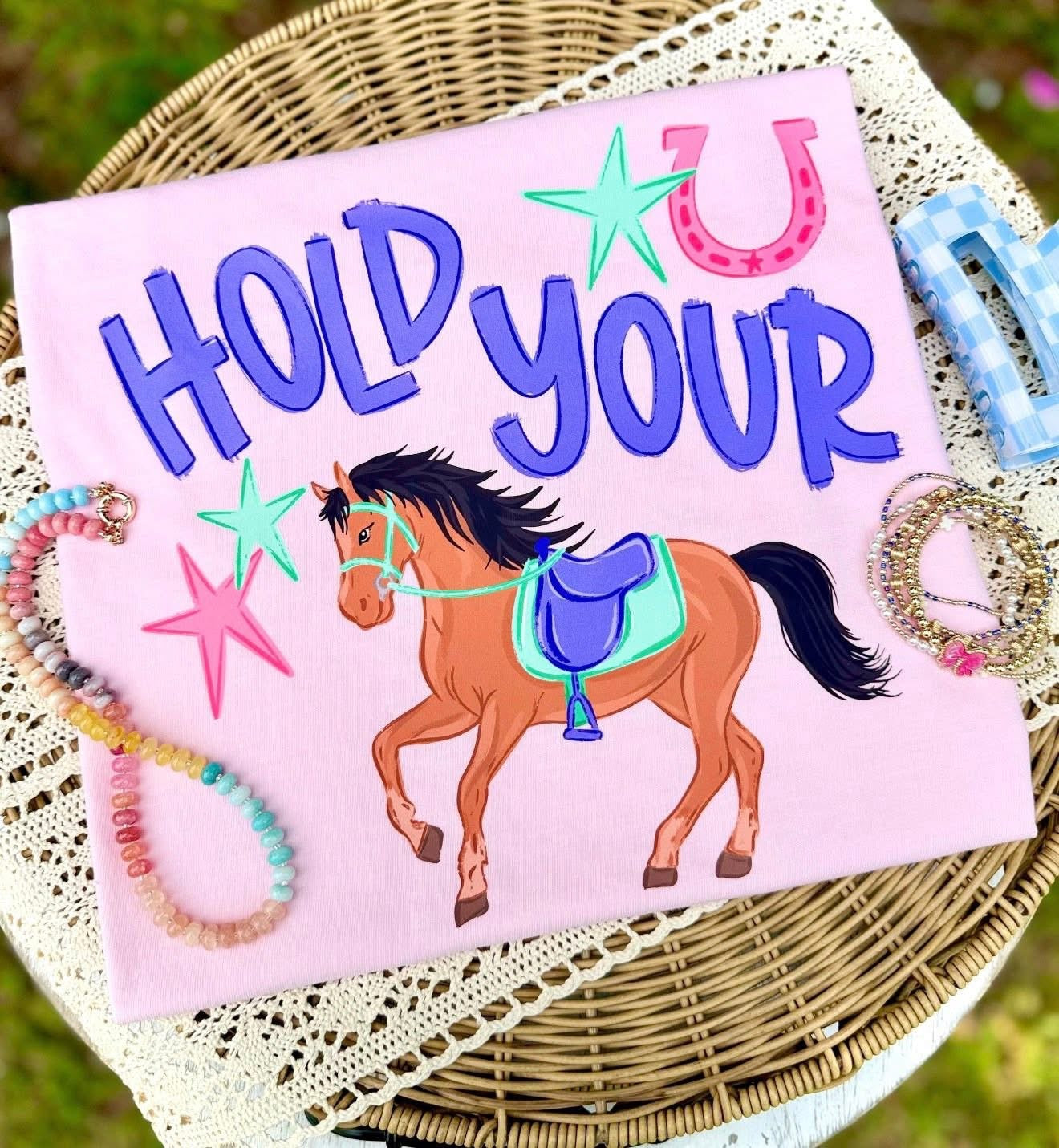 Hold Your Horses Animal Pun-ADULT