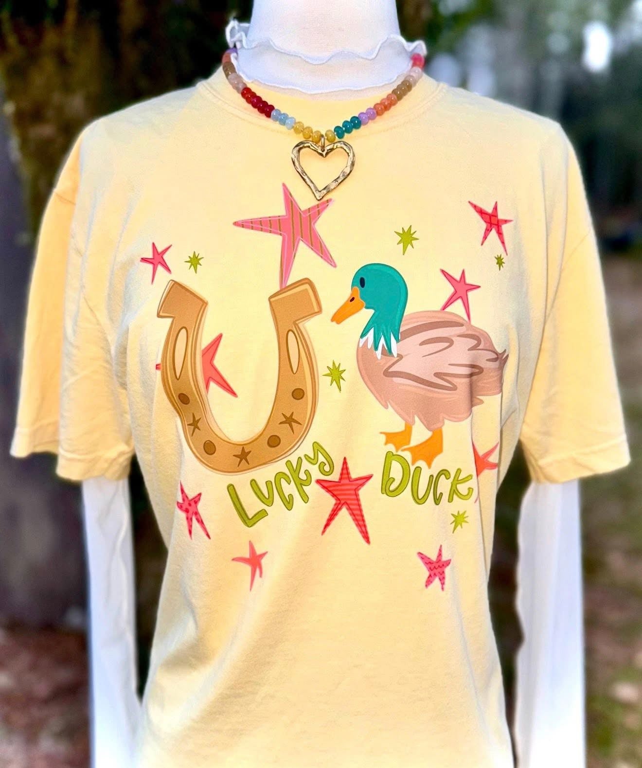 Lucky Duck Animal Pun-ADULT
