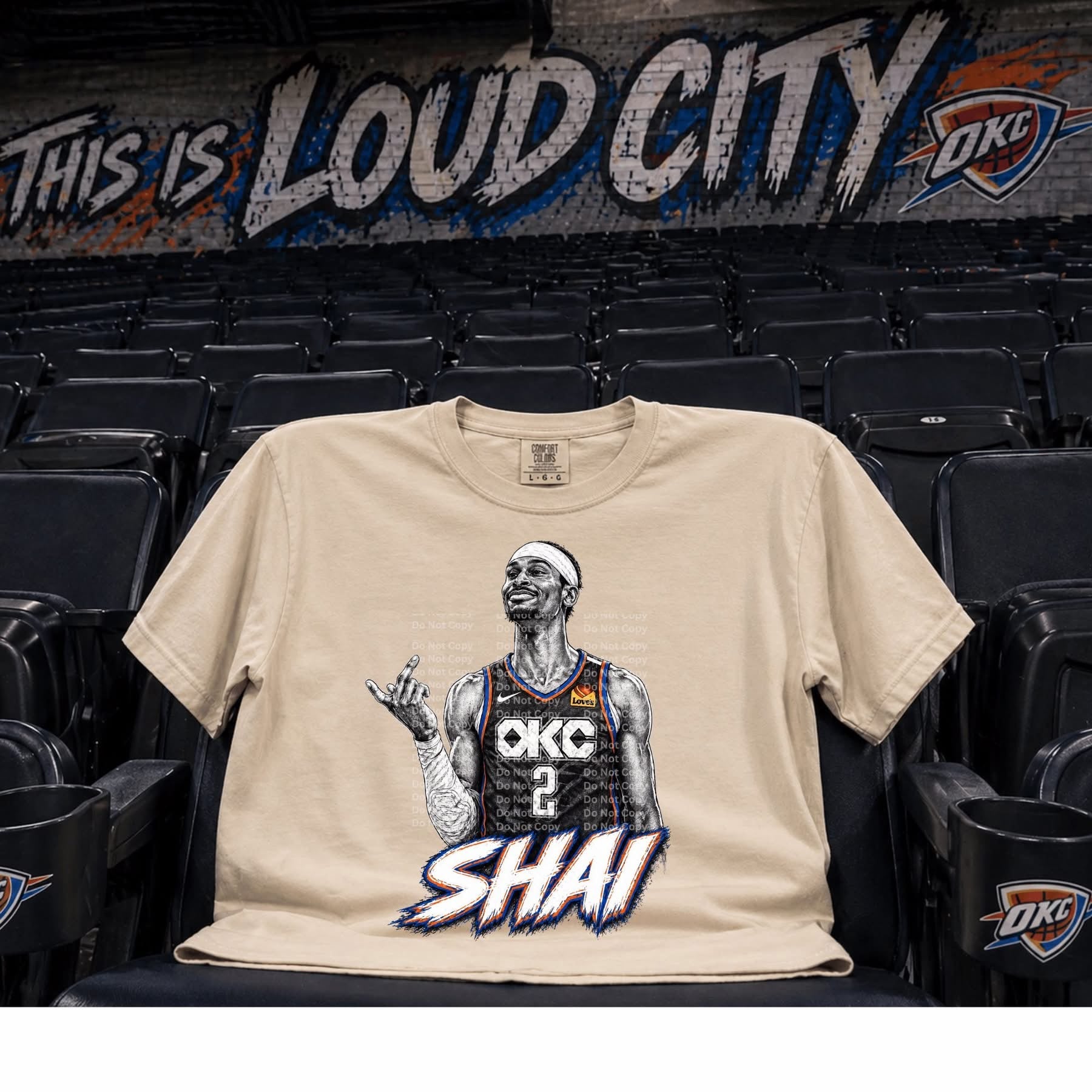 Shai 2 Thund OKC Basketball-ADULT