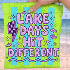 Lake Days Hit Different Lined-ADULT