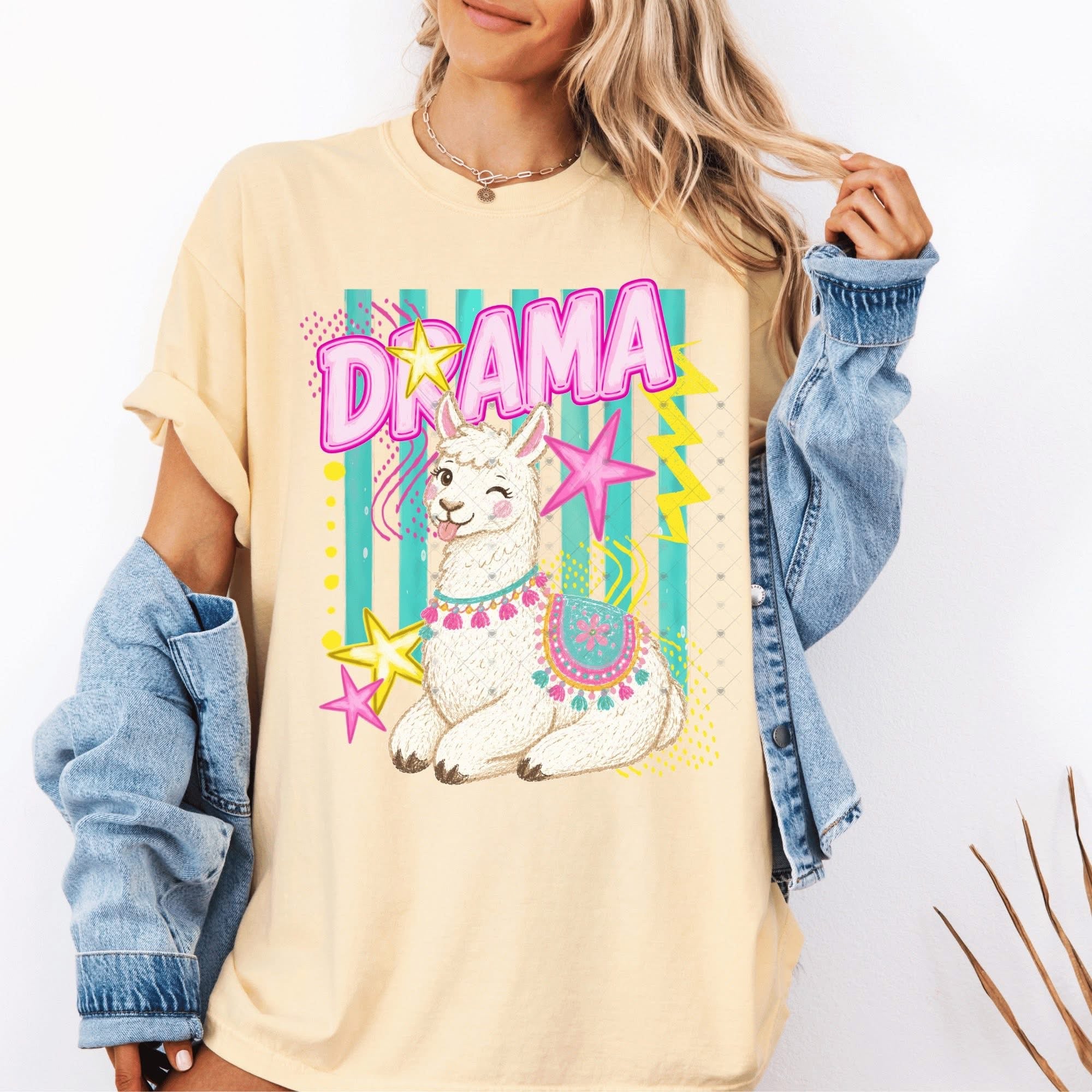 Drama Llama Animal Pun-ADULT