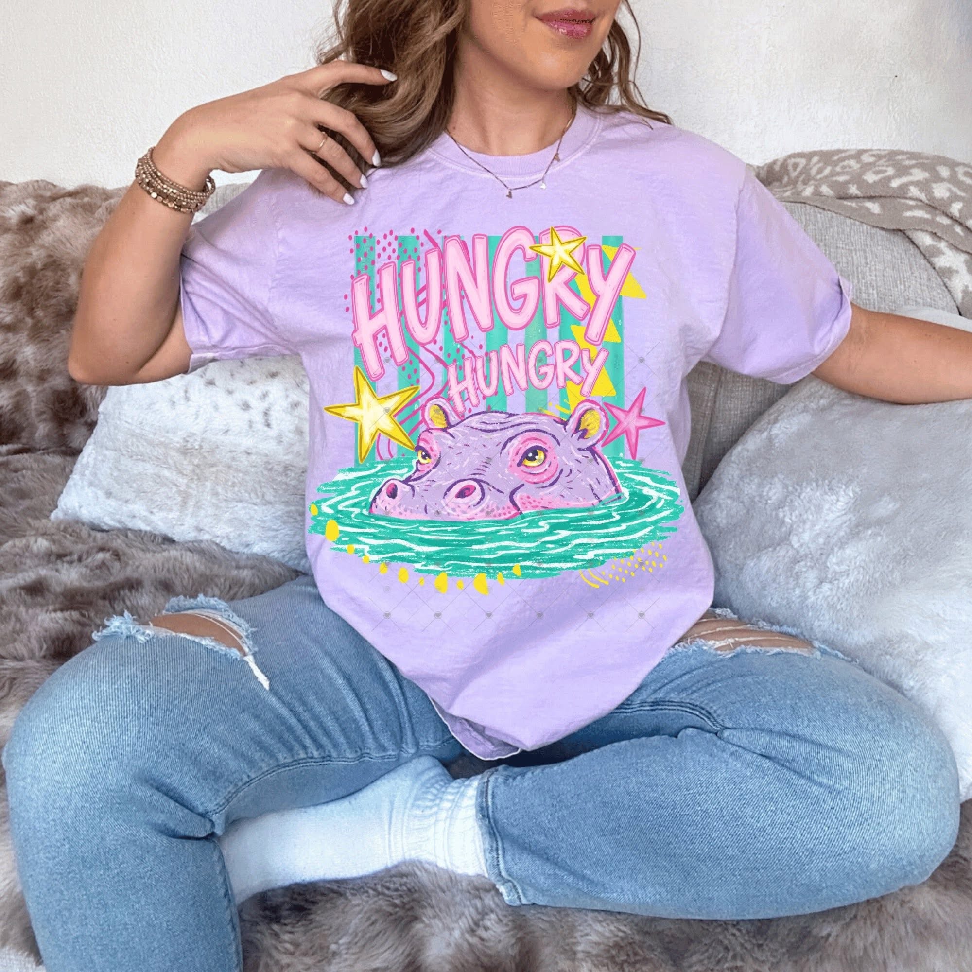 Hungry Hippo Animal Pun-ADULT