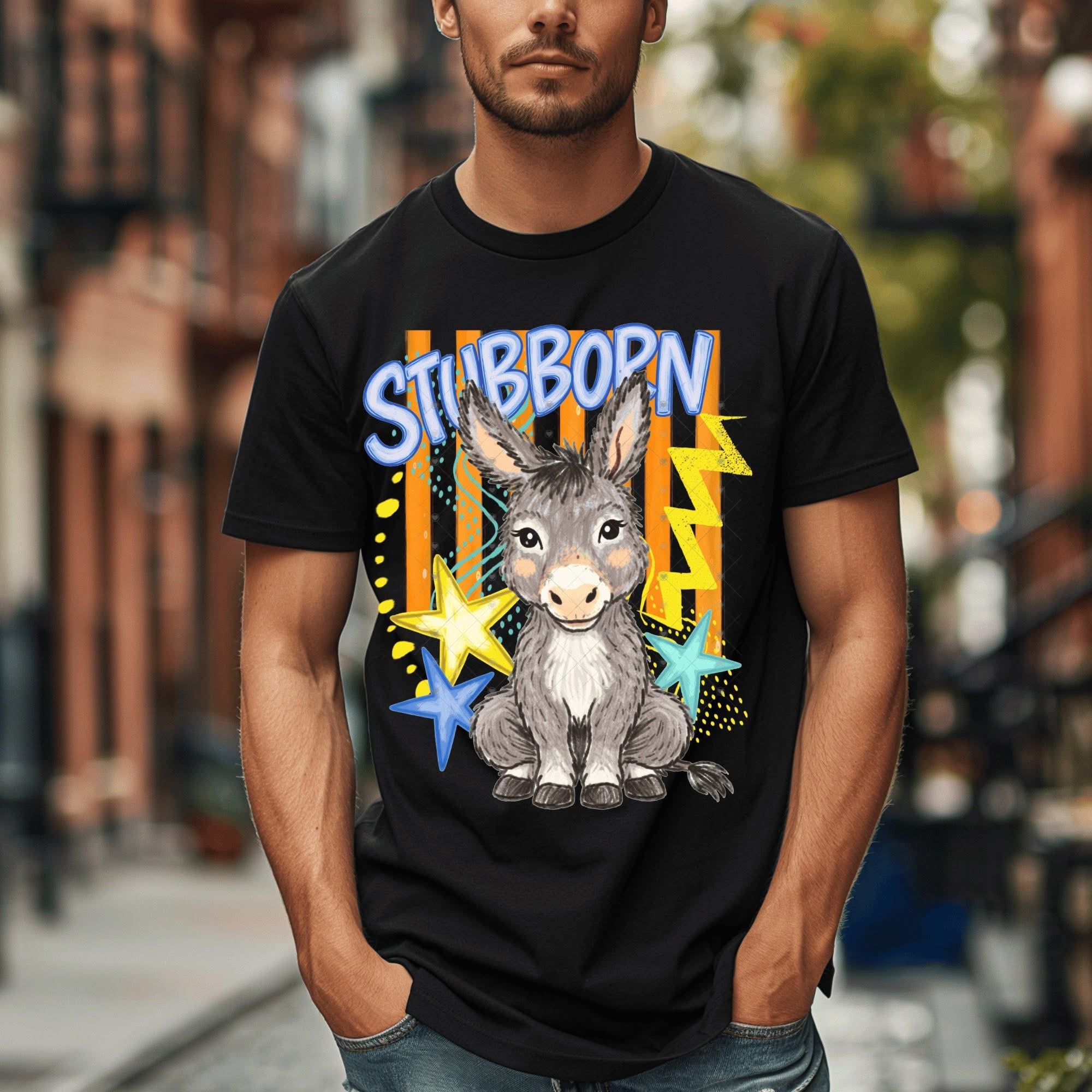 Stubborn Ass Animal Pun-ADULT