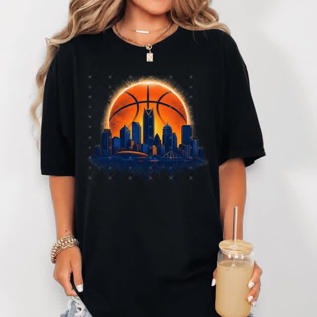 OKC Skyline Ball Thund Basketball-ADULT