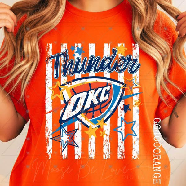 Stars and Striped Blue Thund Basketball OKC-ADULT