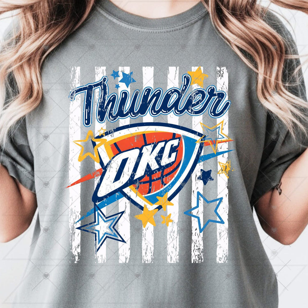 Stars and Striped Blue Thund Basketball OKC-ADULT