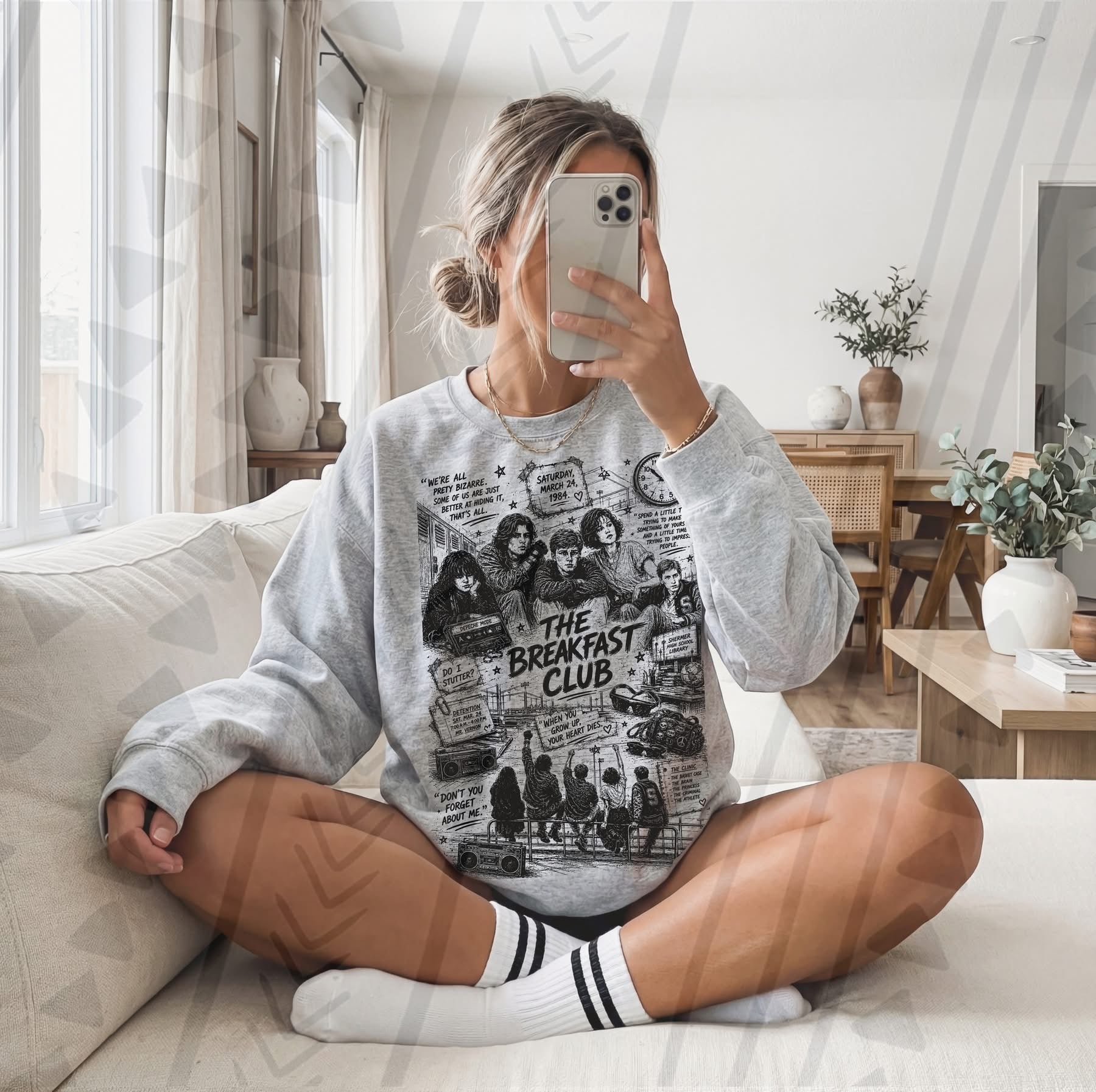 Breakfast Club Sketch Collage-ADULT