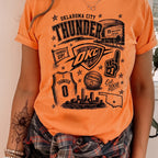 Thund Sketch Collage OKC Basketball-ADULT