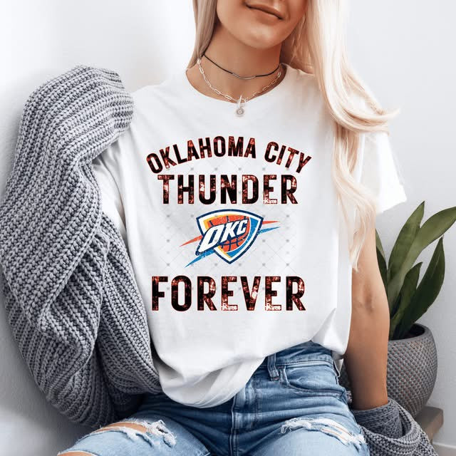 Thund Forever Bold OKC Basketball-ADULT