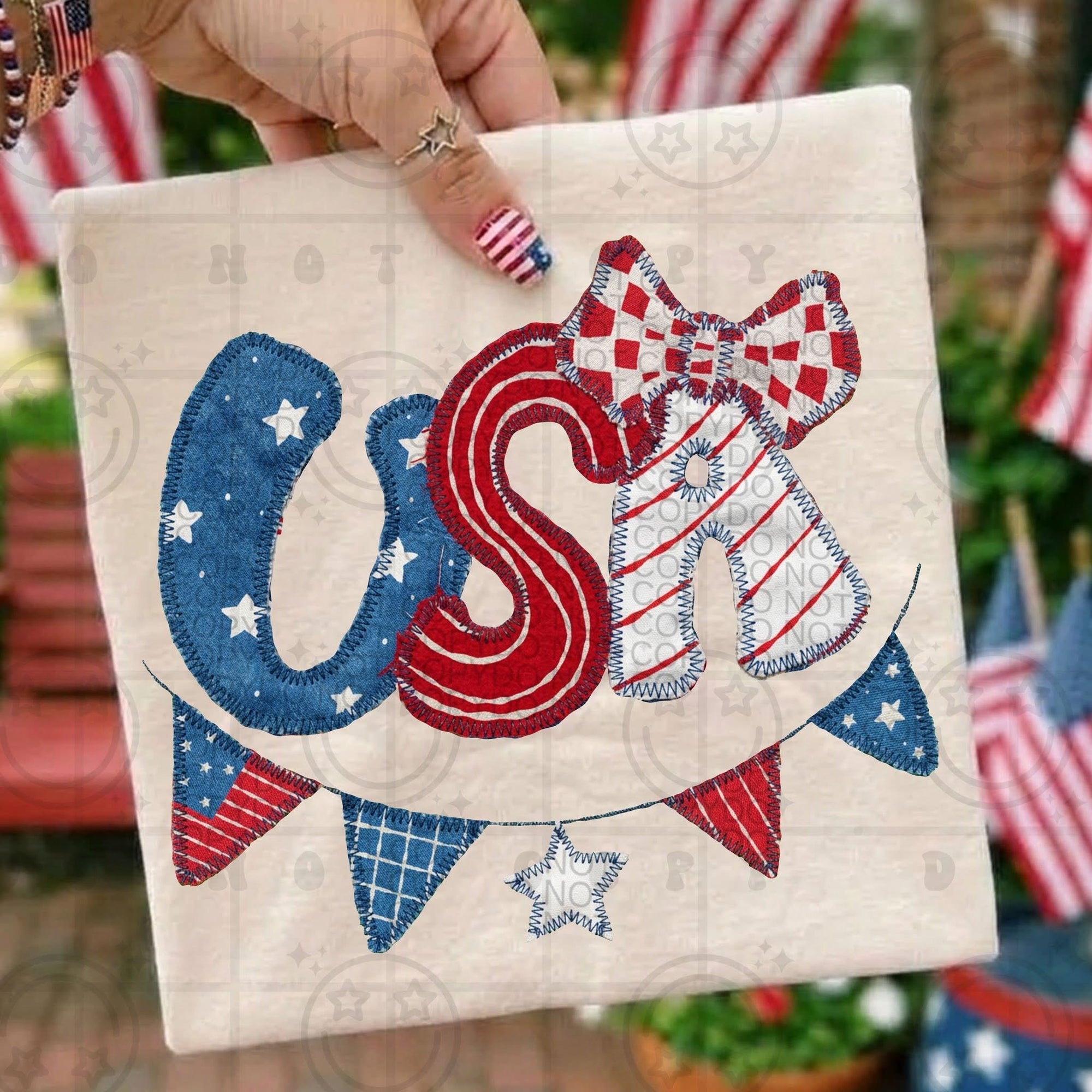 USA Banner Bow-ADULT
