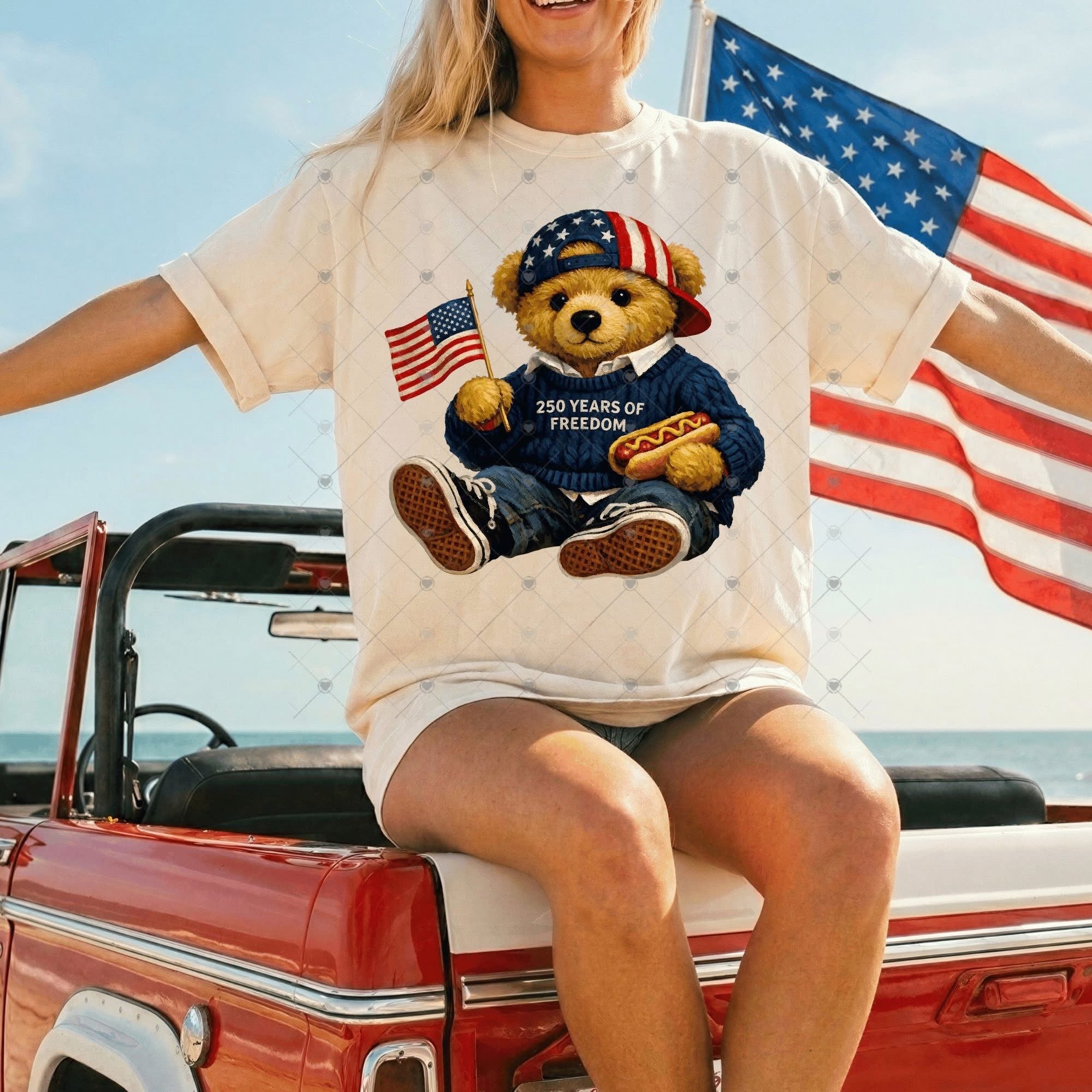 250 Years of Freedom Bear-ADULT