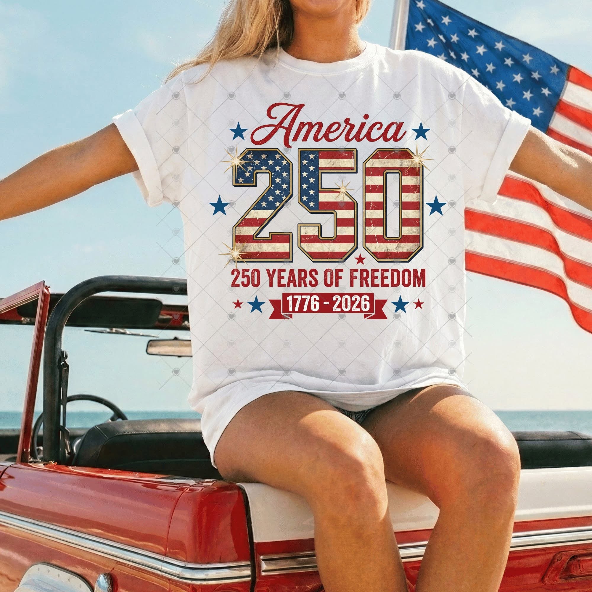 America 250 Years of Freedom Bold-ADULT