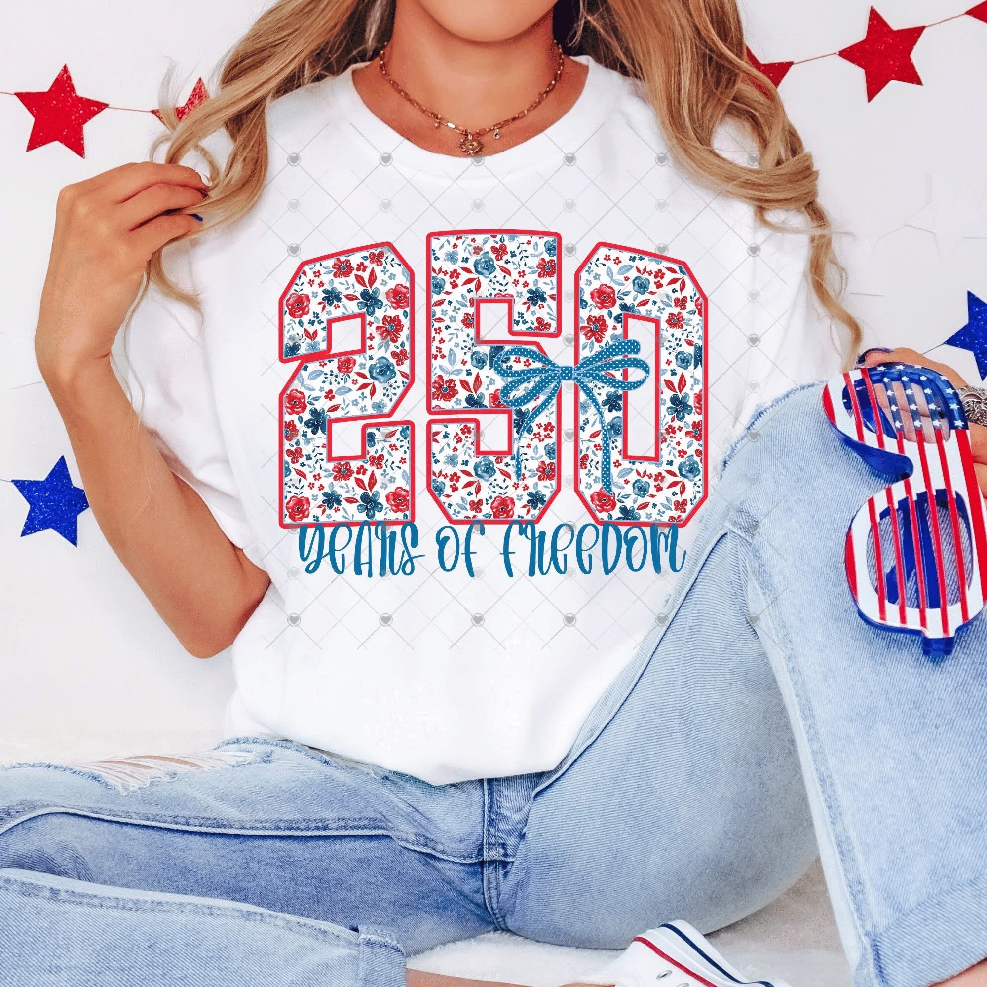 250 Years of Freedom Floral-ADULT