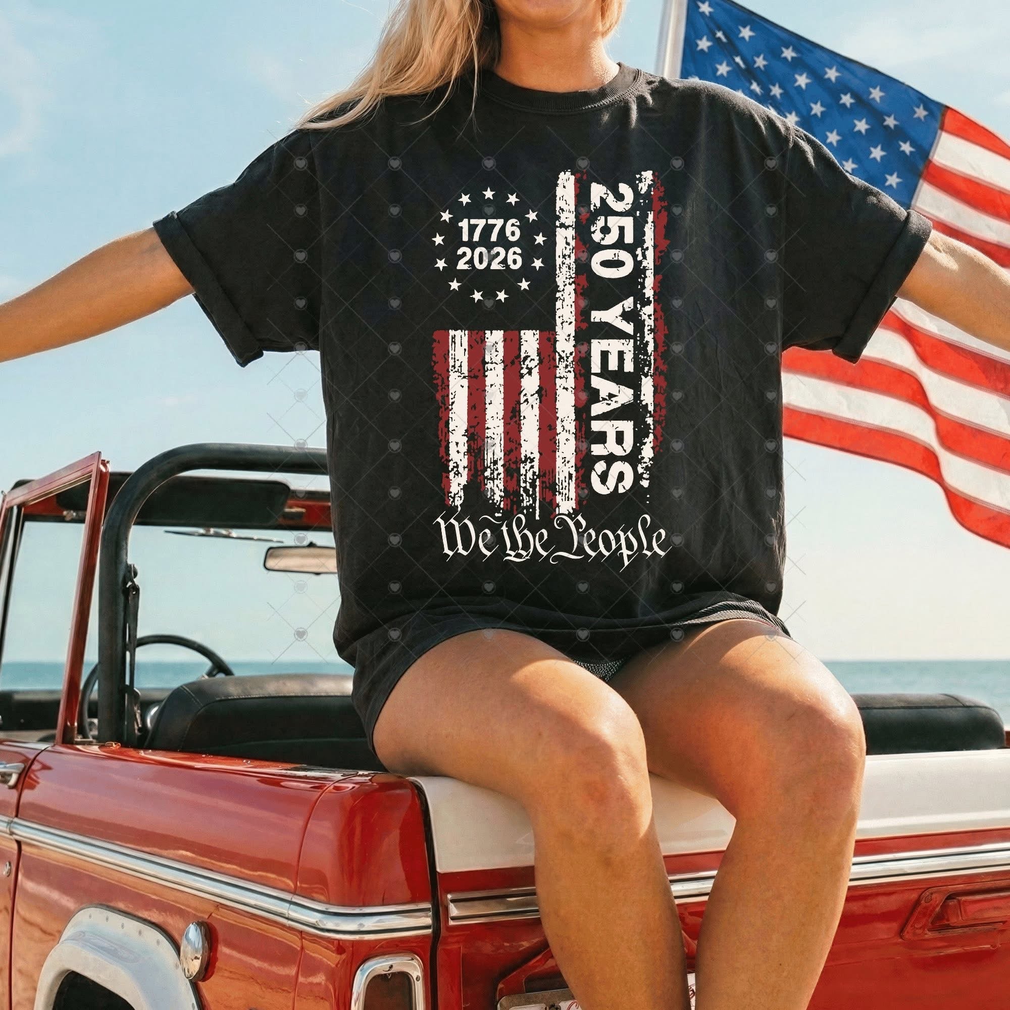 We The People 250 Years Flag-ADULT