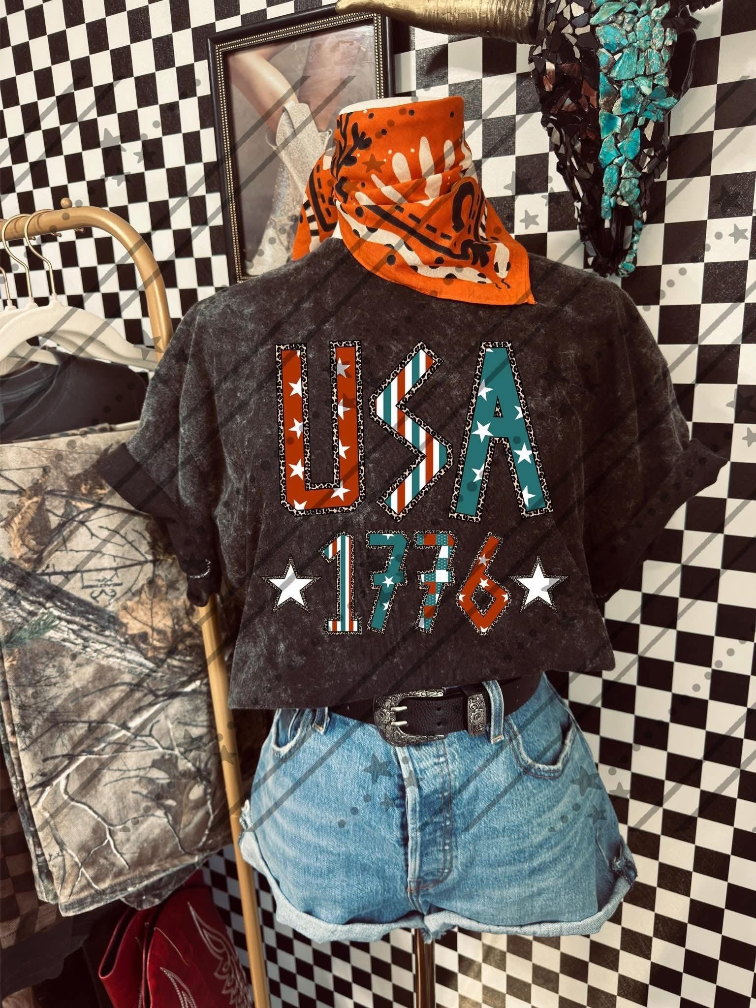 USA 1776 Grunge-ADULT