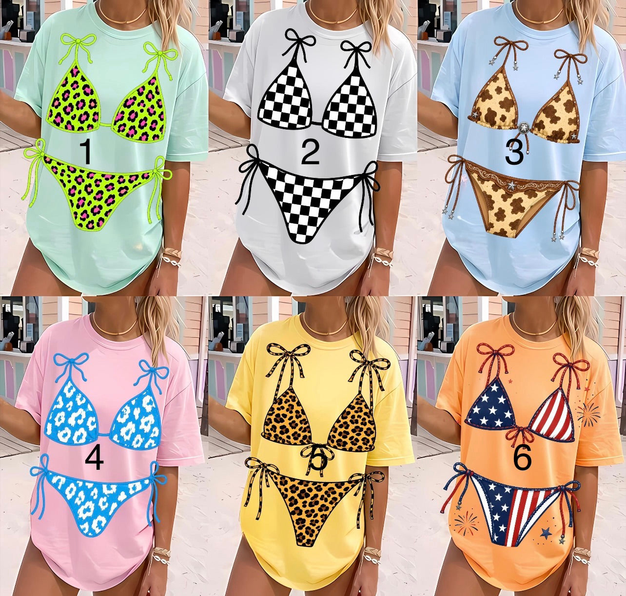 Bikini Print Options One-ADULT