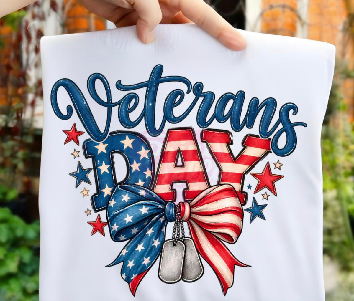 Veterans Day Bow-ADULT