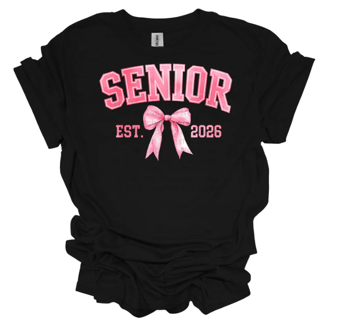 Senior 2026 Pink Bow-ADULT