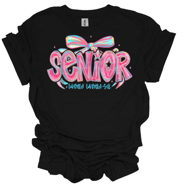Senior 2026 Pastel Bow-ADULT