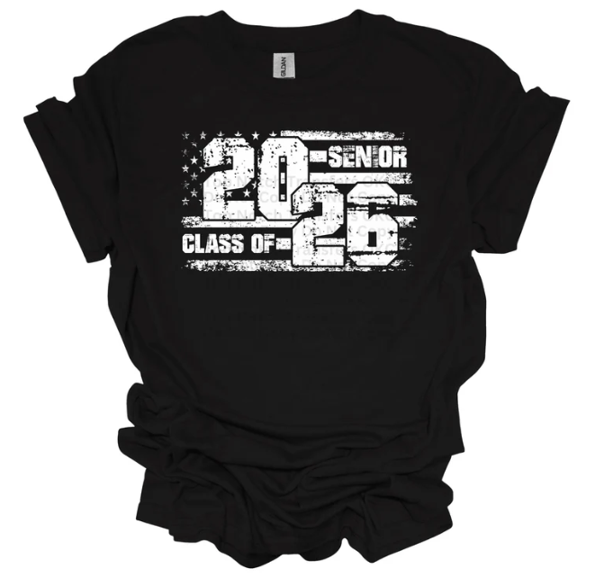 Senior 2026 Distressed Flag-ADULT