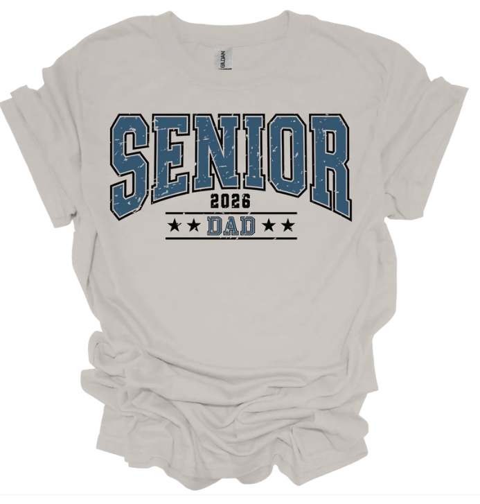 Senior Dad 2026 Varsity Bold-ADULT