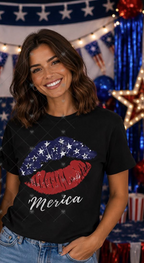 July 4th Couples Merica Lips Option-ADULT