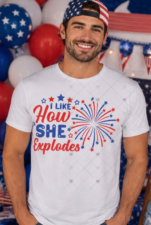 July 4th Couples She Explodes Firework Option-ADULT